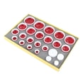 thumbnail image 4 of Accesorio para máquina taponadora de relojes, troqueles para máquina taponadora de 24 piezas, troqueles para máquina taponadora de herramientas para prensar cubiertas de relojes, confiables y duraderos, 4 of 8