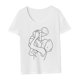 thumbnail image 4 of Camiseta para mujer Ropa de calle Cómoda Casual Mujer Activewear Básico M, 4 of 8