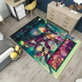 thumbnail image 2 of Dreammotif Colorful Modern Rug For Living Room, Bedroom, Game Room Decor, Large Area Rugs For Teens, Vibrant Rick And Morty Wars Theme, 2 of 7