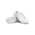 thumbnail image 3 of Woobling Unisex Child Anti-Slip Cheerleading Shoe Training White Round Toe Cheer Shoes Breathable Dance Sneakers White 11c, 3 of 9