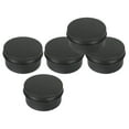 thumbnail image 2 of thinsony 5pcs Empty Aluminum Tin Jars Cosmetic Screw Lid Containers Lip Balm Cans 80ml, 2 of 4