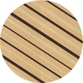 thumbnail image 1 of Ahgly Company Indoor Round Patterned Light Brown Area Rugs, 7' Round, 1 of 6