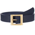 thumbnail image 7 of JASGOOD Women Fashion Leather Belts with Square Gold Buckle Waist Belt for Jeans Pants Dresses, 7 of 7