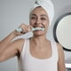 thumbnail image 5 of Cepillo de dientes eléctrico rotatorio - 48.000 trazos/min, 4 cabezas de cepillo, 2 modos, impermeable IPX7, recargable USB, morado/gris/azul, 5 of 8