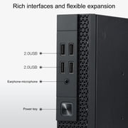 TX07 Mini ITX HTPC Desktop Computer Chassis HTPC Case Frame Heat Dissipation Mini HTPC Case for Home Video Computer