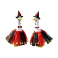 thumbnail image 2 of Sruoe Halloween Porch Goose Outfits, 23" Porch Goose Clothes for Lawn Yard and Patio Decoration, Lawn Goose Clothing for Cement Goose Lawn Goose Outfit, Garden Goose Costume, 2 of 6