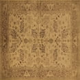 thumbnail image 1 of Ahgly Company Indoor Square Oriental Brown Traditional Area Rugs, 4' Square, 1 of 4