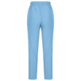 thumbnail image 4 of Pantalons Larges en Coton et en Lin pour Femmes à la Mode d'Été Pantalons Solides, 4 of 7