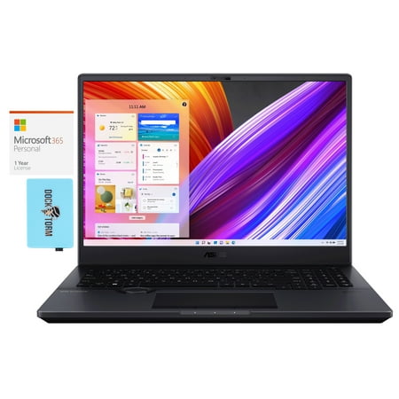 ASUS ProArt Studiobook 16 Workstation Laptop (Intel i7-12700H 14-Core, 16.0" 60Hz 3840x2400, GeForce RTX 3070 Ti, 32GB DDR5 4800MHz RAM, Win 10 Pro) with Microsoft 365 Personal , Hub