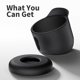 thumbnail image 2 of Funda Silicona para Google Nest Cam Exterior Interior (batería)() Negra, 2 of 9