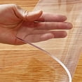 thumbnail image 1 of Mesa de maquillaje para banco de TV, protector de mesa transparente de 12x32 pulgadas, alfombrilla de escritorio de plástico, alfombrilla para escritorio para pintura para niños, alfombrilla para mant, 1 of 5