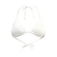 thumbnail image 5 of No Boundaries Herringbone Crinkle Triangle Bikini Top, Women's, 5 of 5