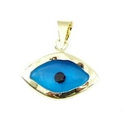 GoldEye Evil Eye Gold Pendant - Almond Eyes