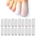 thumbnail image 1 of 20pcs toe protectors Toe Caps and Protectors, Gel Toe Covers, Protect Toe from Rubbing and Other Painful Toe Problems, 1 of 5