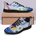thumbnail image 4 of Accept Understand Love Autism Shoes for Men Women Running Shoes Lightweight Walking Sneakers Mesh Athletic Sport Shoes Black Size 10, 4 of 5