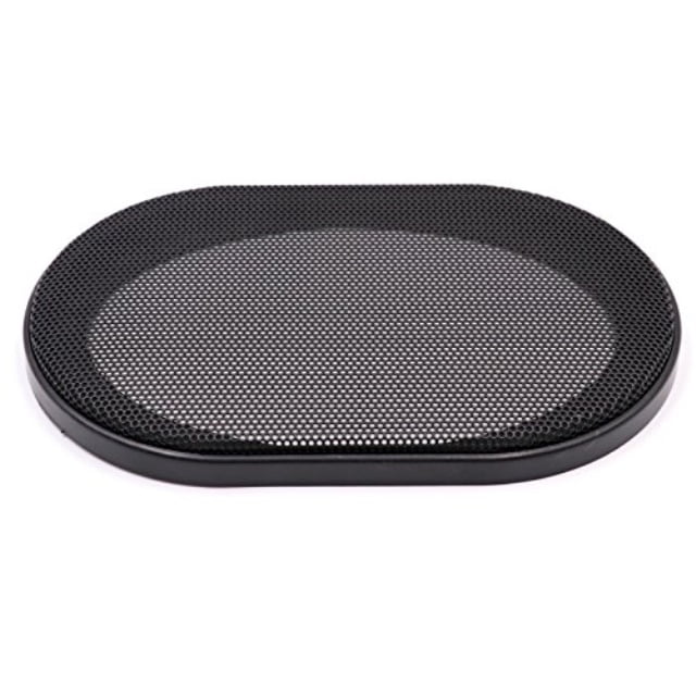 Black+Black Tonysa 2pcs Speaker Grills 4in Metal Audio Subwoofer Speaker Covers Protective Decorative Circle Mesh Cover for Small//Car Speakers