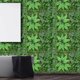 thumbnail image 3 of Panel de setos de boj artificial 40x60cm - Decoración de pared de plástico verde en PE para salón, valla y fondo interior, 3 of 4