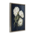 thumbnail image 3 of Stupell Industries Transitional White Blossoms on Blue Brown Floating Frame Canvas Art, 21 x 31, by Alex Black, 3 of 8