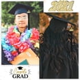 thumbnail image 4 of pitrice Tassel Decoration Hanging Date Drop Tassel Pendant Polyester Graduation Cap Drop Prop, Black, 4 of 8