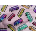 thumbnail image 4 of oneOone Cotton Poplin Light Violet Fabric Bus Sewing Craft Projects Fabric Prints By Yard 42 Inch Wide-TOS, 4 of 4