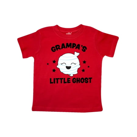 

Inktastic Cute Grampa s Little Ghost with Stars Gift Toddler Toddler Girl T-Shirt