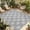 Silver White, variant on Black Beige Dandelion Outdoor Rug for Patio/Deck/Porch, Non-Slip Large Area Rug 5 x 7 Ft, Farmhouse Botanical Blossom Indoor Outdoor Rugs Washable Area Rugs, Reversible Camping Rug Carpet Runner