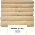 thumbnail image 4 of Piece Thread Count Egyptian Quality Deep Pocket Bed Sheet Set Pillow Cases Queen, 4 of 8