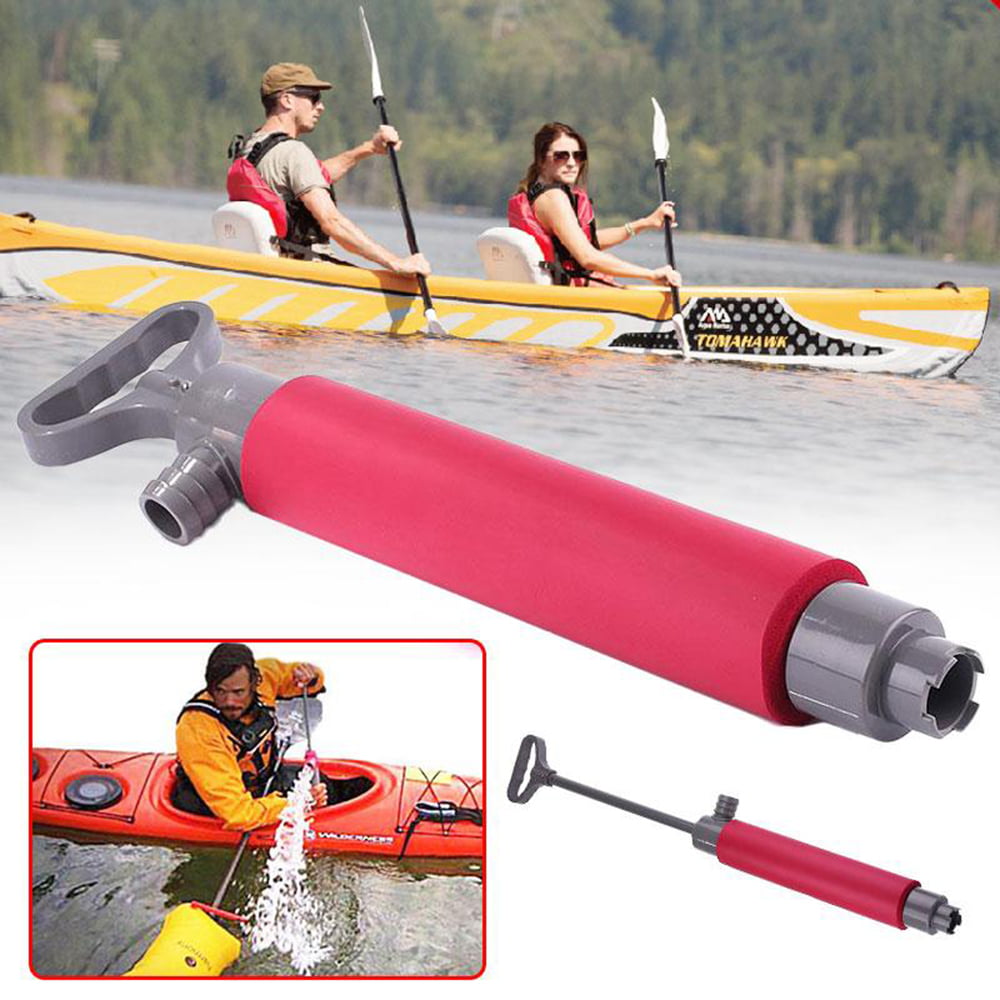 1* 0.4L Kayak Hand Pump Floating Hand Bilge Pump For Kayak Rescue Canoe-Tools 