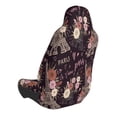 thumbnail image 2 of Yiaed Romantic Paris Print Car Seat Covers,Universal Auto Seats Protector Fits for Car,SUV Sedan,Truck,Automotive Seat Covers & Accessories, 2 of 5