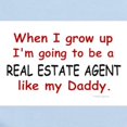 thumbnail image 2 of CafePress - Real Estate Agent (Like My Daddy) Infant Bodysuit - Baby Light Bodysuit, Size Newborn - 24 Months, 2 of 4
