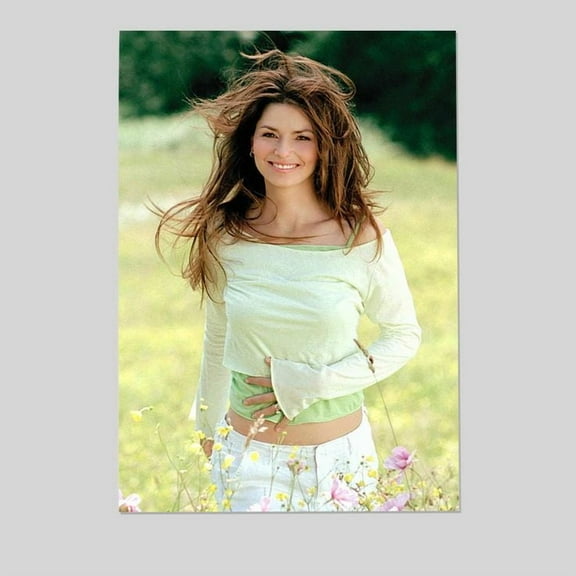 Beautiful Shania Twain Outdoor Portrait Photo Print Poster Size 24''x36'' -Gategoo