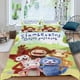 thumbnail image 2 of Slumberkins Conjunto de sábanas temático, trío de piezas, cómodo y amigable con la piel, diseño único, regalo de decoración para el hogar para familiares, amigos y fans,140cm *210cm, 2 of 6