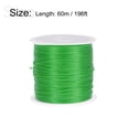 thumbnail image 2 of Cuerda elástica Uxcell para hacer hilo elástico, color verde medio, 2 of 6