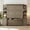 Gray, variant on Mintazer Queen Size Murphy Bed with Desk & Side Storage, Modern Folding Cabinet Bed with Workstation & Shelves for Home Office, Gray