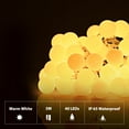 thumbnail image 6 of 16.4ft Battery Operated LED String Lights, 40 LEDs Globe Decorative Fairy Lights, Warm White, for Party, Garden, Patio, Bedroom, D, 6 of 7