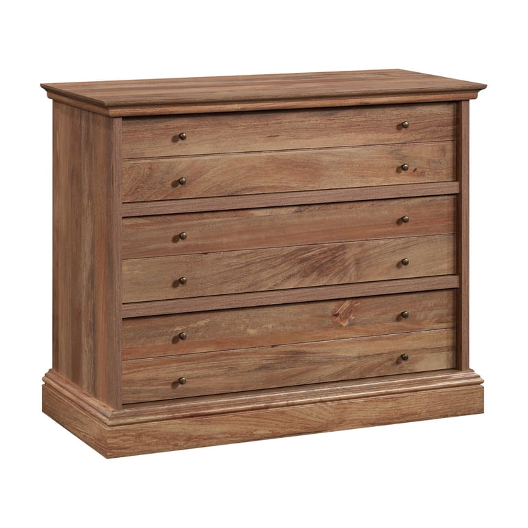 Sauder, Barrister Lane 3-Drawer Chest, Model #433358, Sindoori