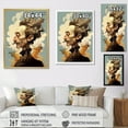 thumbnail image 4 of Designart "Surreal Portrait In The Style Of Salvador Dali" Surrealism Floater Framed Wall Art Prints, 4 of 5