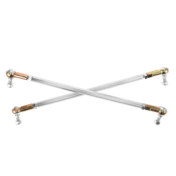 Kit de 2 extremos de barra de dirección (280 mm, 11" x 5/16" M8) para karts, motos todoterreno y ATV. Compatible con rótula de dirección.