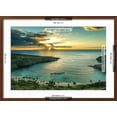 thumbnail image 5 of Art.com Sunrise over Hanauma Bay on Oahu, Hawaii Photographic Print by Leigh Anne Meeks, Brown Frame Wall Art, 29" x 21", 5 of 5
