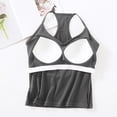 thumbnail image 6 of Bixock Pajamas Tops for Women Sleep Shirts Sleeveless No Wire Camisole Tank Top with Built In Bra Breathable Soft Layering Indoor Sleepwear, 6 of 6