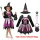thumbnail image 5 of Disfraz de Halloween para niñas, vestido de bruja, fantasma, novia, vampiro, fantasma, murciélago, rojo, traje con capucha, Cosplay para niños, ropa de fiesta de Carnaval, 5 of 5