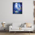 thumbnail image 2 of (A8534) Serie Llena Diamantes Senderos Forestales Flores Y Plantas Diamantes Redondos Pinturas Resina Con Diamantes 40*50CM, 2 of 9