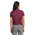 thumbnail image 2 of Port Authority Ladies Short Sleeve Easy Care Shirt-5XL (Burgundy/Light Stone), 2 of 6