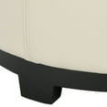 thumbnail image 3 of SAFAVIEH Chelsea Round Tray Ottoman Flat Cream, 3 of 3