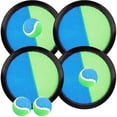 thumbnail image 1 of Catch Ball And Toss Game, Scratch Ball Racket Games, 4 Paddles And 4 Balls, Toss And Catch Ball Game, Kids Throwing Catch Ball Toy Game Set For Outdoo, 1 of 3