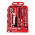 thumbnail image 5 of Craftsman CMMT12012L 3/8 in. Drive 6 Point SAE Mechanics Tool Set (24-Piece), 5 of 6