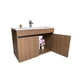 thumbnail image 4 of Gabinete de Tocador Flotante DECOMOBIL PARA Baño Nogal Neo/WENGUE, 4 of 6