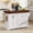 White, variant on 53" Large Kitchen Island with Storage on 5 Wheels, 2 Extra-large Drawers, for Home, Kitchen, Dining Room