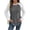 Gray, variant on Binmer Women's Waffle Knit High Waisted Wide Leg Dress Pants with Pockets ,Solid Color Casual Business Trousers White,Women's Plus XL