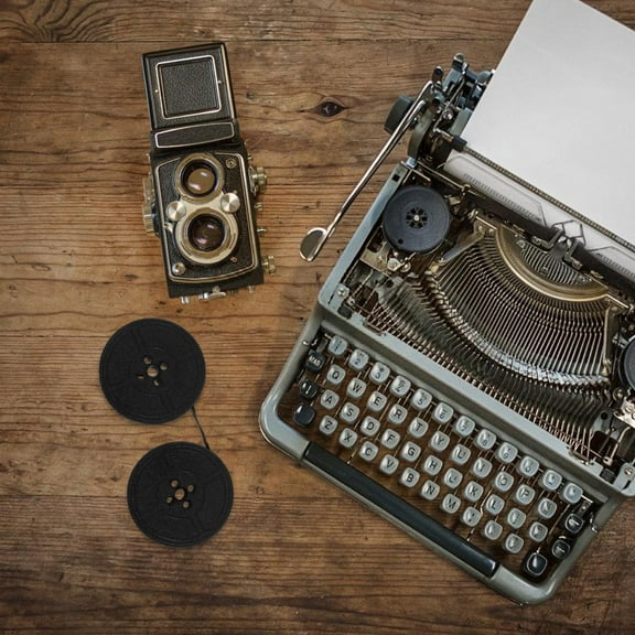 Worgeous Typewriter Ink Ribbon Replacement 2pcs Spool Typewriter Ink Broad Compatibility